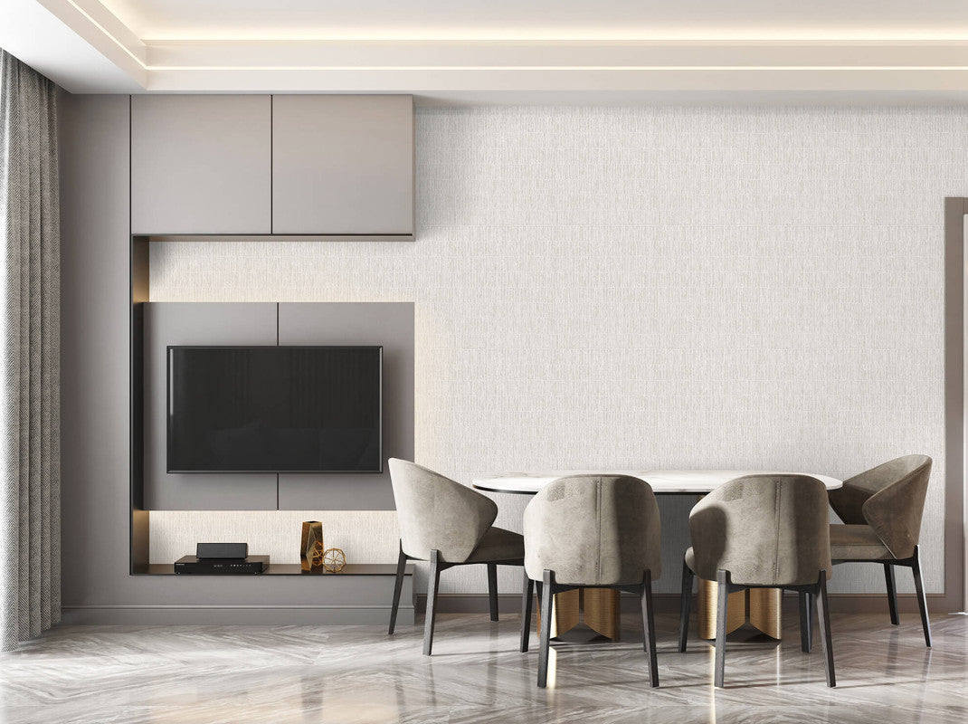 Bamboo Wallpaper in Old White