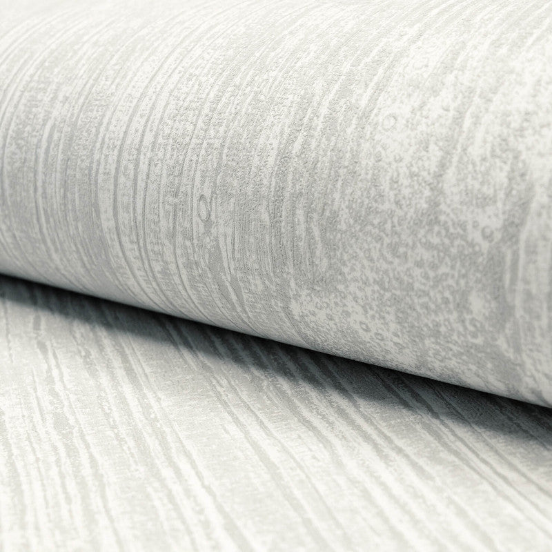 Wooden Wallpaper in Light Grey