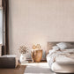 Curtain Wallpaper in Salmon