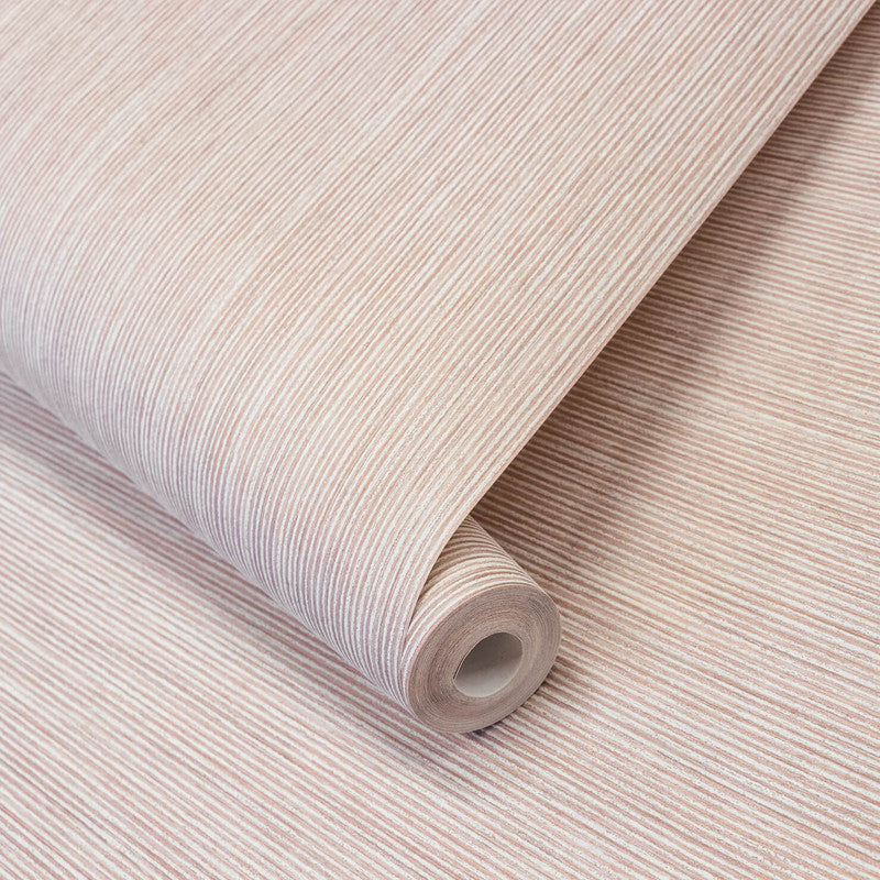 Curtain Wallpaper in Salmon