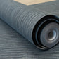 Curtain Wallpaper in Black Blue