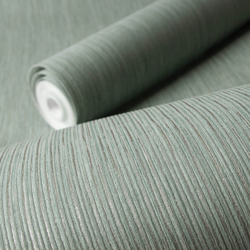 Curtain Wallpaper in Blue Green