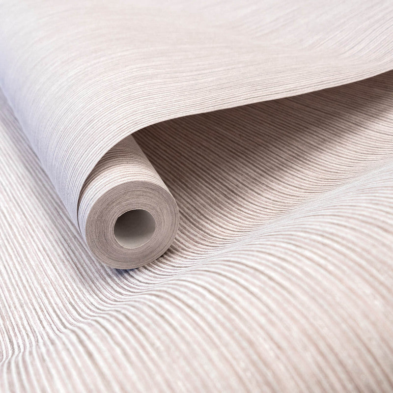 Curtain Wallpaper in Rose