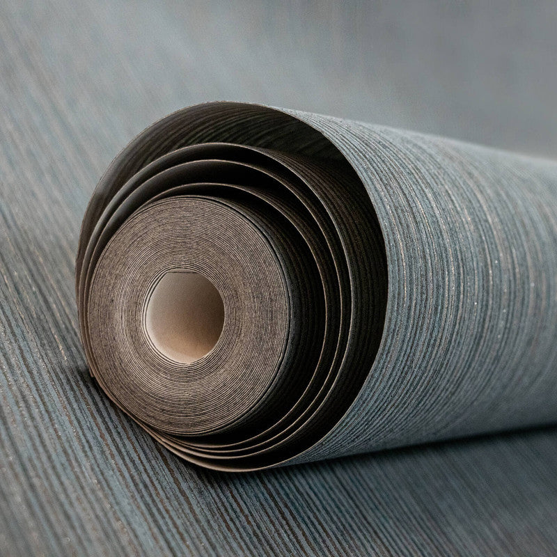 Curtain Wallpaper in Dark Blue
