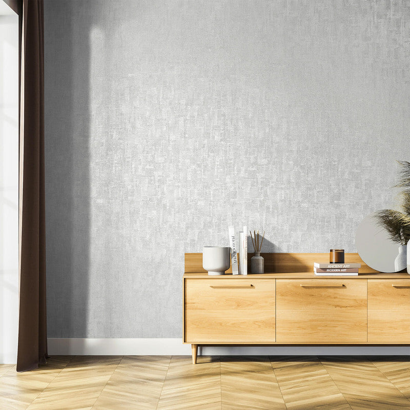 Jacquard Wallpaper in Old White