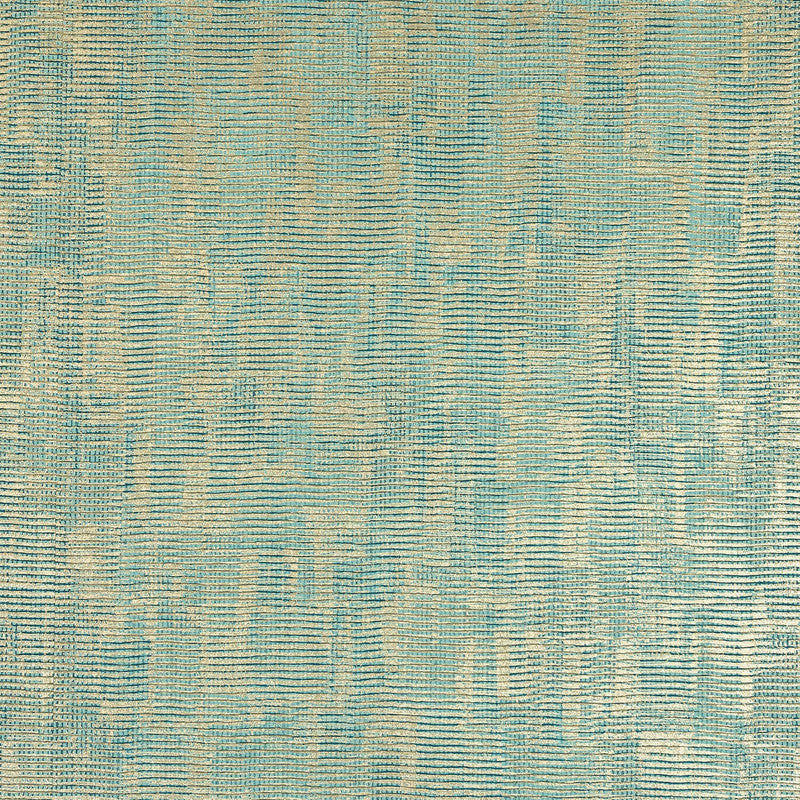 Jacquard Wallpaper in Turquoise