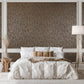 Jacquard Wallpaper in Brown