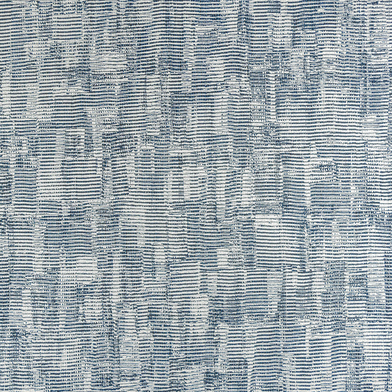 Jacquard Wallpaper in Deep Ocean