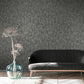 Jacquard Wallpaper in Anthracite