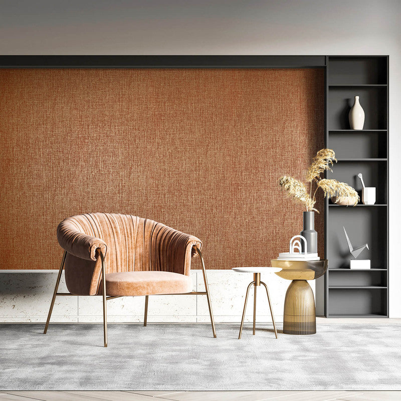 Canvas Wallpaper in Old Red
