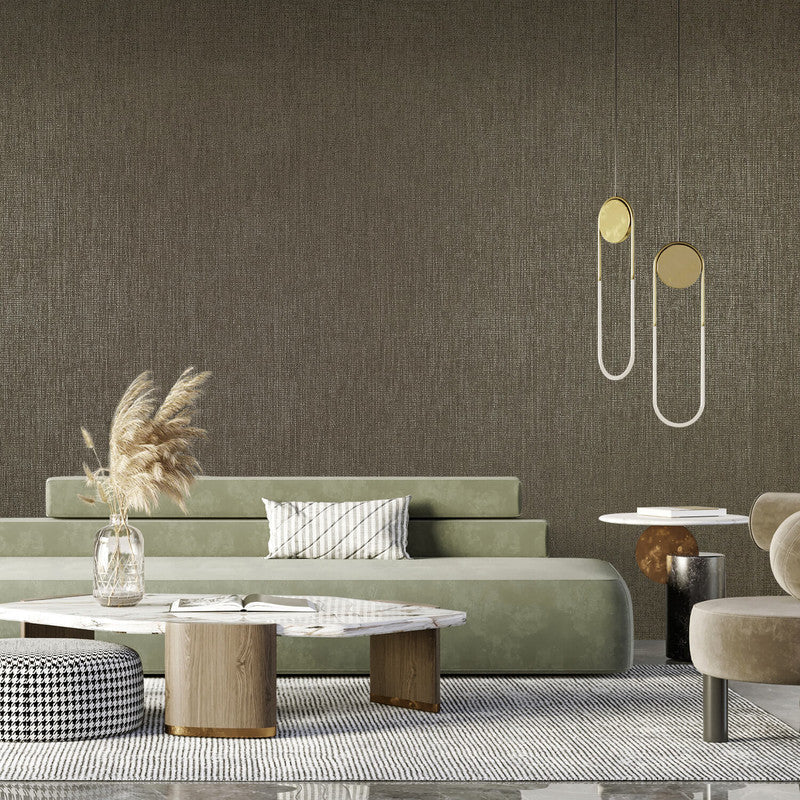 Canvas Wallpaper in Brown