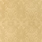 Brocade Wallpaper in Ochre
