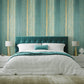Chiffon Wallpaper in Turquoise