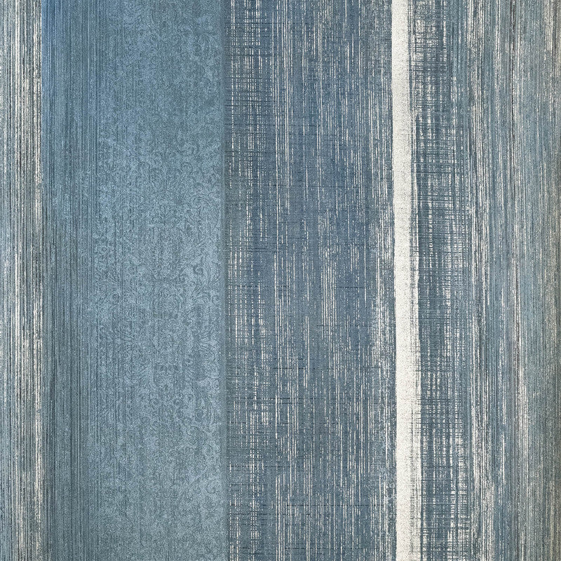 Sample Chiffon Wallpaper in Deep Ocean