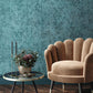 Satin Wallpaper in Petrol