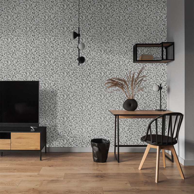 Arco Wildflower Wallpaper in Black Cumin
