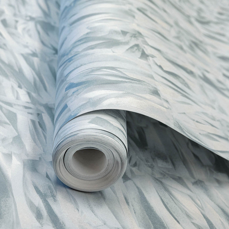 Calma Paper Strips Wallpaper in Poppy Seed