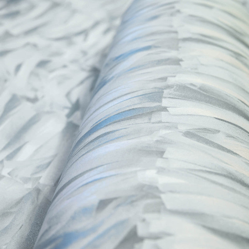 Calma Paper Strips Wallpaper in Poppy Seed
