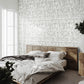 Calma Paper Strips Wallpaper in Allspice