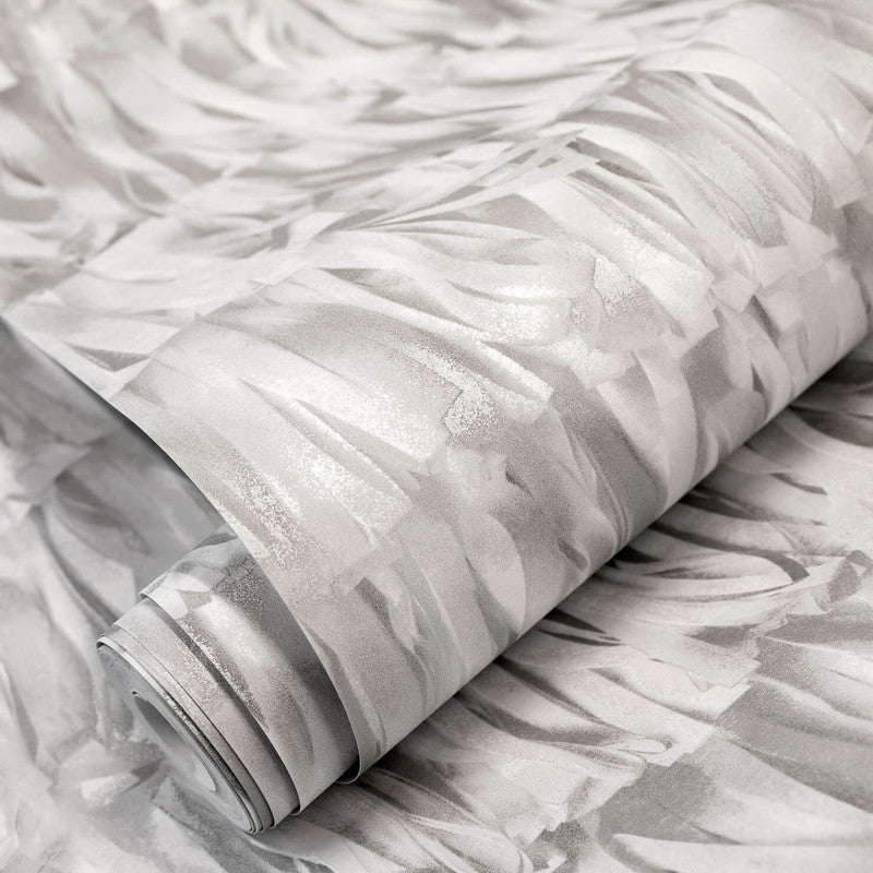 Calma Paper Strips Wallpaper in Allspice