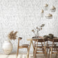 Calma Paper Strips Wallpaper in Sea Salt