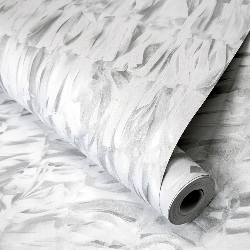 Calma Paper Strips Wallpaper in Sea Salt
