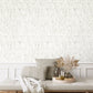 Calma Paper Strips Wallpaper in Himalayan Salt