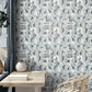 Penello Brush Dance Wallpaper in Poppy Seed