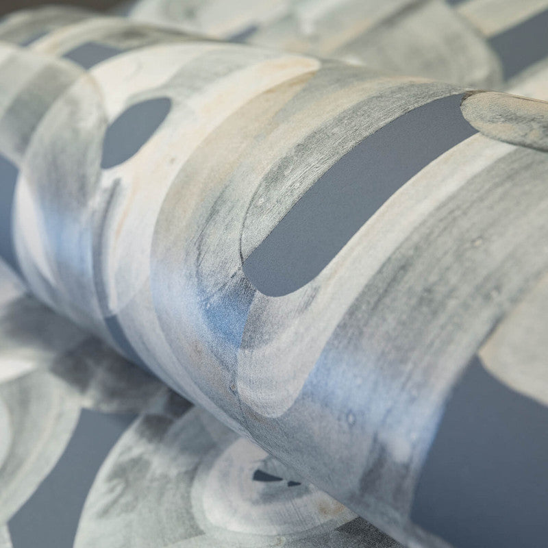 Penello Brush Dance Wallpaper in Poppy Seed