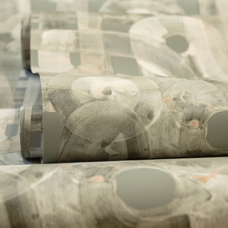 Penello Brush Dance Wallpaper in Sage