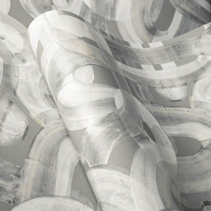 Penello Brush Dance Wallpaper in Allspice
