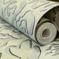 Fiore Operatic Flowers Wallpaper in Sage