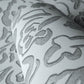 Fiore Operatic Flowers Wallpaper in Poppy Seed