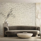 Fiore Operatic Flowers Wallpaper in Pine Nut