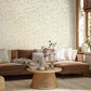 Fiore Operatic Flowers Wallpaper in Himalayan Salt