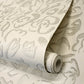 Fiore Operatic Flowers Wallpaper in Sesame