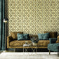 Seta Octagonal Honeycomb Wallpaper in Mustard