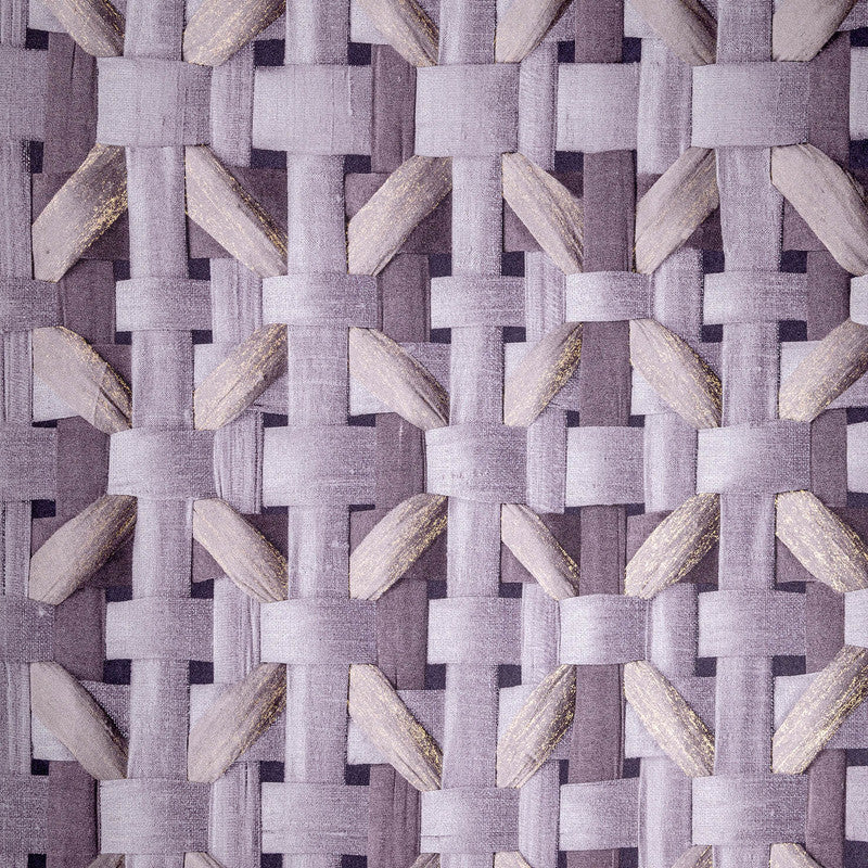 Seta Octagonal Honeycomb Wallpaper in Lavender