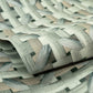Seta Octagonal Honeycomb Wallpaper in Green Pepper