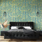 Raffia Wallpaper in Green Pepper