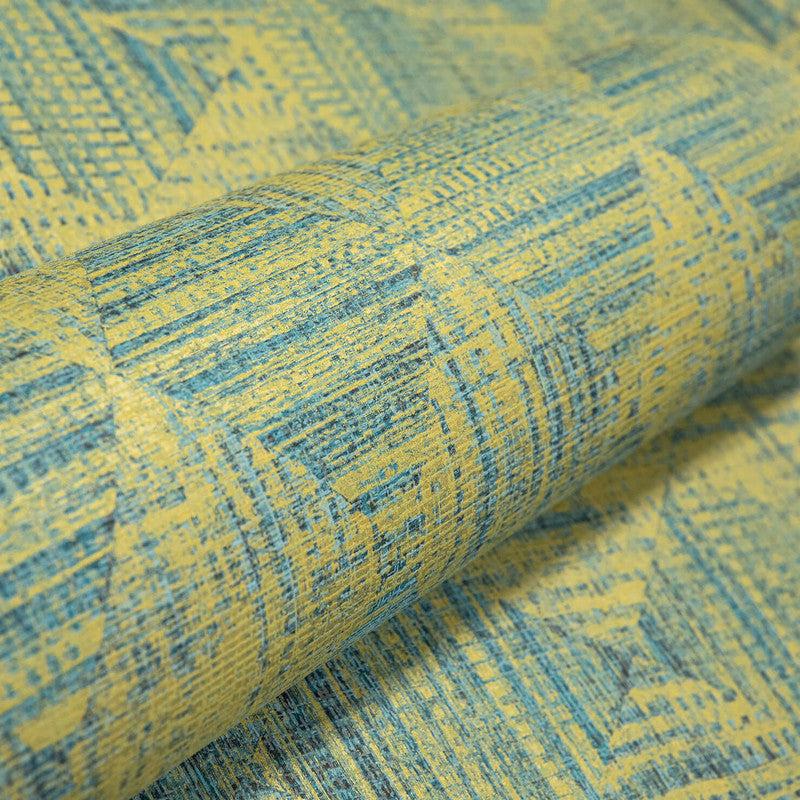 Raffia Wallpaper in Green Pepper