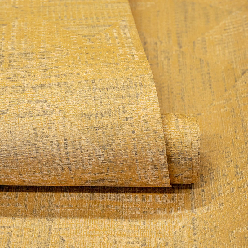 Raffia Wallpaper in Curry