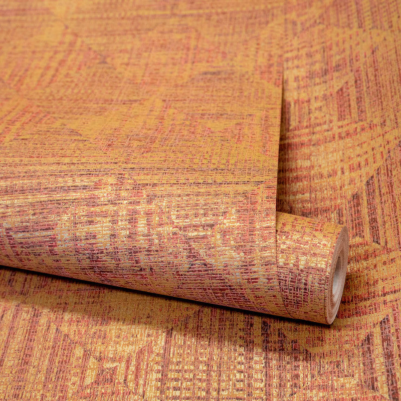 Raffia Wallpaper in Curcuma