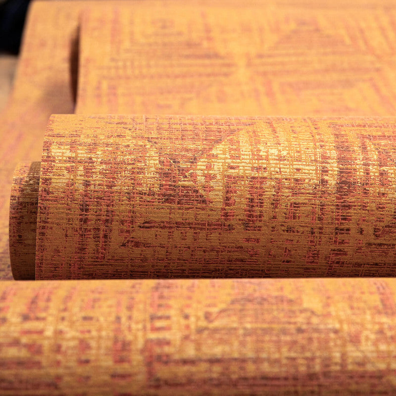 Raffia Wallpaper in Curcuma