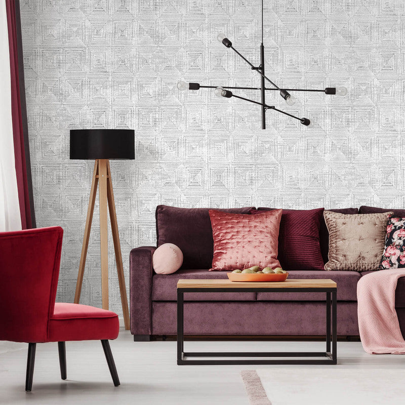 Raffia Wallpaper in Sea Salt