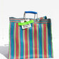 Recycled Plastic Stripe Bag Square By Puebco 503271 2