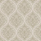 Emporium Ogee Cream/Gold from the Emporium Collection by Galerie Wallcoverings