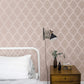 Emporium Ogee Pink from the Emporium Collection by Galerie Wallcoverings