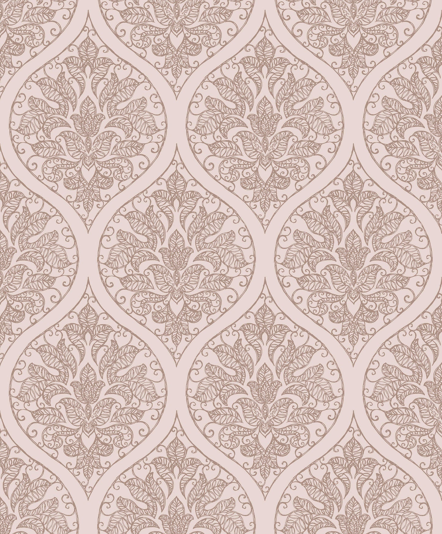 sample emporium ogee pink from the emporium collection by galerie wallcoverings 1