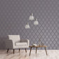 Emporium Ogee Purple/Silver from the Emporium Collection by Galerie Wallcoverings